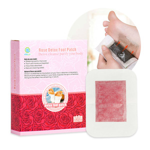 Parche de desintoxicación para pies de rosa de fábrica OEM, producto para el cuidado de la salud, almohadillas de parche de desintoxicación, parches de desintoxicación para pies de efecto rápido - Product Image 2