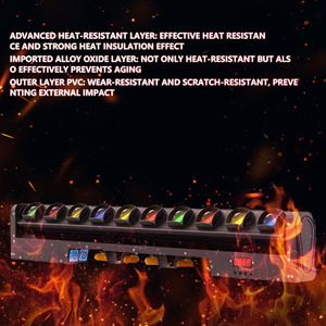 Lumière de scène DMX Beam Wall Washer LED Matrix Light Strobe Bar 4 en 1 RGBW Moving Head <span class=keywords><strong>Disco</strong></span> Lights pour DJ Concerts et Lives - Product Image 5