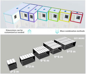 Casa Contenedor Prefabricada Moderna y Móvil de Construcción Rápida de 20 Pies, 40 Pies y 30 Pies, con Baño y Cocina, Casa Portátil Tipo Villa - Product Image 3