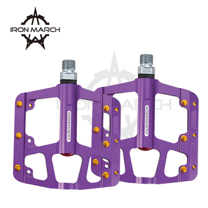 ALNC-2037 anodisation 132x110x20mm vélo pédale pliante entièrement <span class=keywords><strong>en</strong></span> aluminium pédales de vélo d'exercice <span class=keywords><strong>vtt</strong></span> pédales - Product Image 2