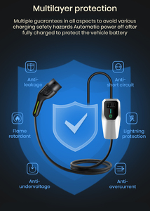 เครื่องชาร์จรถยนต์ไฟฟ้าแบบพกพา BGT 7kw <span class=keywords><strong>สาย</strong></span>ชาร์จรถยนต์ไฟฟ้า 7kw AC 16A/32A 220V สถานีชาร์จรถยนต์ไฟฟ้าแบบพกพา - Product Image 6