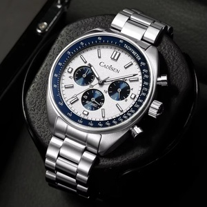 CADISEN 2026 New Men Watches Quartz Business Watches Japan VD53 Mens <b>Clock</b> Top Watch Men Chronograph Watch for Men - Product Image 1