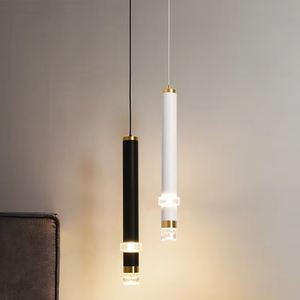 Hiện đại đơn giản hai đầu dài dòng cạnh giường ngủ đèn chùm mới sáng tạo tối giản nhỏ AC treo đèn cho phòng ngủ chính - Product Image 1