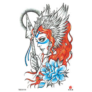 Tatouages de <span class=keywords><strong>dos</strong></span> tribaux temporaires de quantité minimale de commande <span class=keywords><strong>bas</strong></span> motifs de fleurs d'animaux faux colorés et transférables <span class=keywords><strong>pour</strong></span> femmes et hommes - Product Image 1