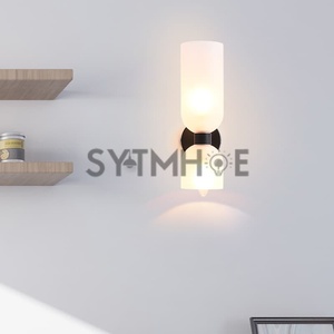 Lampe murale intérieure en verre, style rétro, pour restaurant, chambre, salon, loft, <span class=keywords><strong>escalier</strong></span>, AC 85-265V, décoration de la maison, luminaire <span class=keywords><strong>mural</strong></span> Sytmhoe - Product Image 5