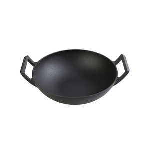 Meilleure vente <span class=keywords><strong>Wok</strong></span> chinois <span class=keywords><strong>en</strong></span> <span class=keywords><strong>fonte</strong></span> avec couvercle <span class=keywords><strong>en</strong></span> bois - Product Image 4