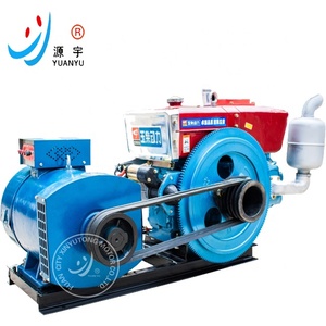 เครื่องกำเนิดไฟฟ้ากระแสสลับแบบเปิดขนาดเล็ก 5KW 8KW 10KW 12KW 15KW 20KW 24KW 30KW เครื่องยนต์สูบเดียวแบบลากจูง GF1 เครื่องกำเนิดไฟฟ้าแบบเปิด - Product Image 3