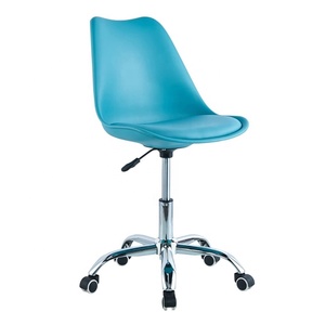 <span class=keywords><strong>Silla</strong></span> de Oficina Moderna con Altura Ajustable, <span class=keywords><strong>Silla</strong></span> Giratoria de Plástico para <span class=keywords><strong>Escritorio</strong></span>, para Hogar, Apartamento u Oficina - Product Image 5