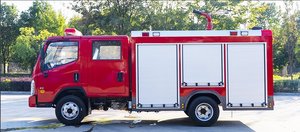 Foton Mini 2500L Nueva condición 4x2 Camión de rescate contra incendios con tanque de agua Tipo de combustible diésel - Product Image 3