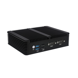 Nouvelle conception N100, serveur PC industriel, barebone, double GbE RJ45, mini PC, station de travail, 2 HDMI, 1DP, ordinateur de bord industriel avec RS485 - Product Image 2
