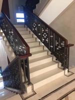 Panneau de clôture extérieur en aluminium pour garde-corps de balcon, balustrade et escalier de villa