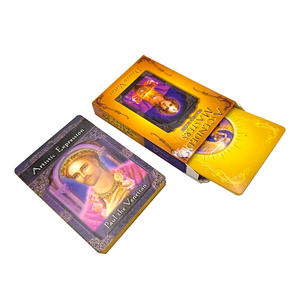 Stampa personalizzata giochi <span class=keywords><strong>da</strong></span> <span class=keywords><strong>tavolo</strong></span> di alta qualità bordi oro tarocchi carte oracolo mazzo di carte <span class=keywords><strong>da</strong></span> <span class=keywords><strong>gioco</strong></span> stampabili alla rinfusa oracolo carte - Product Image 5