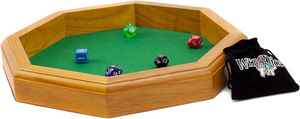 <span class=keywords><strong>Plateau</strong></span> <span class=keywords><strong>de</strong></span> <span class=keywords><strong>jeu</strong></span> <span class=keywords><strong>de</strong></span> dés en bois personnalisé octogone 12 pouces feutre doublé mdn RPG plateaux <span class=keywords><strong>de</strong></span> <span class=keywords><strong>jeu</strong></span> dés - Product Image 4
