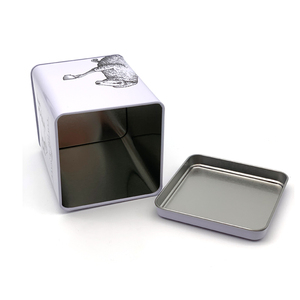 Wholesale <strong>Tea</strong> <strong>Tins</strong> for Loose <strong>Tea</strong> Custom Logo Square Coffee Matcha <strong>Tin</strong> Canister <strong>Tea</strong> <strong>Caddy</strong> <strong>Tin</strong> Can Packaging - Product Image 5