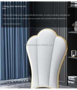 Wingback-<span class=keywords><strong>silla</strong></span> retro de cuero para comedor, asiento para habitación, muebles para el hogar, <span class=keywords><strong>silla</strong></span> de comedor con respaldo alto - Product Image 3