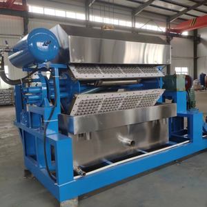 Zengtuo Machines Papier Moulé Recyclage 3000pcs Plateau À Plat À Oeufs Faisant La Machine 16 Moules pour La Ferme De Volaille au Ghana Zambie - Product Image 2