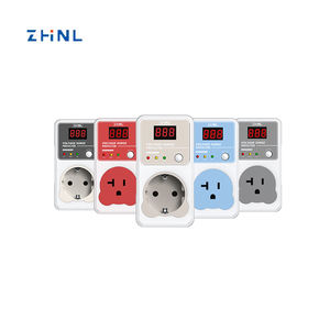 Protector de Voltaje Electrónico Monofásico de 50Hz, 230V, 16A, con Pantalla, para Electrodomésticos como Televisores y Refrigeradores, Protección Contra Sobretensión y Bajo Voltaje - Product Image 1