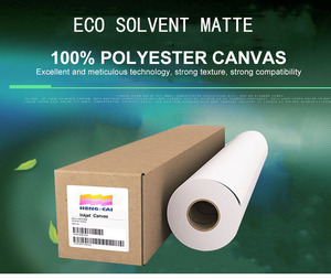 370gsm poly cotton trắng thiên nhiên mực dung môi sinh thái mờ vải in cuộn - Product Image 4