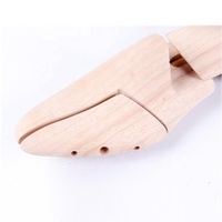 LM045 arbre à chaussures réglable de qualité supérieure en bois de hêtre naturel pour hommes