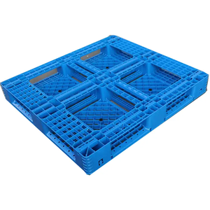 Heavy Duty 1200*1200 Open Bottom Euro <strong>Pallet</strong> Single Faced 8 Pcs Steel HDPE <strong>Bars</strong> 4-Way Entry 6T Static Load Nestable Industrial - Product Image 5