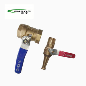 Válvula de Bola de Latón Ehpon de 1/2 Pulgada con Rosca para Agua, 300WOG, Uso Industrial - Product Image 1