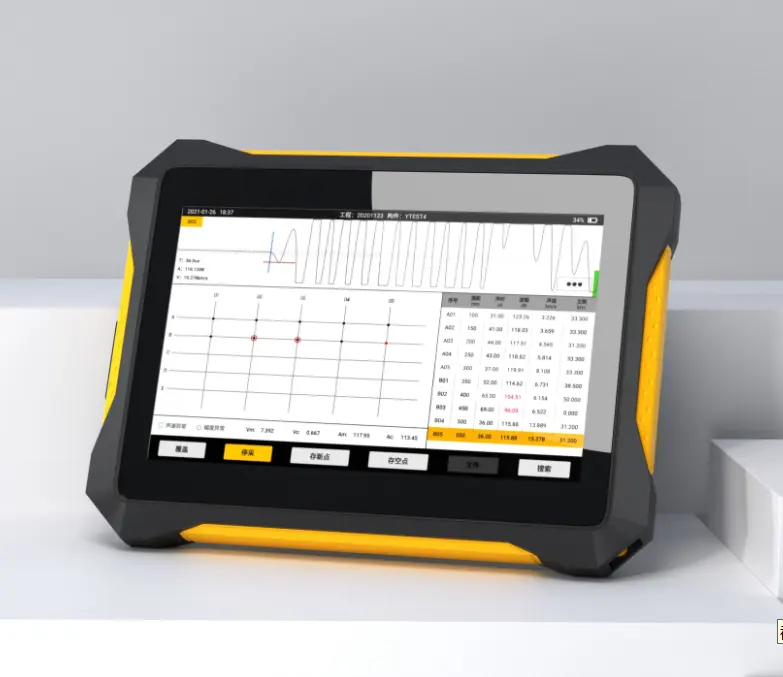 Eenvoudige Bediening Ultrasone Hc F900 Betonscheur Interne Defect Detector Apparatuur Uitgebreide Tester