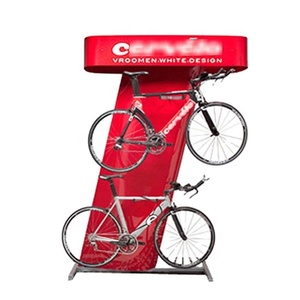 Estante de exhibición para bicicleta eléctrica, estante de exhibición de metal para bicicleta de montaña, <span class=keywords><strong>tienda</strong></span> deportiva personalizada - Product Image 1
