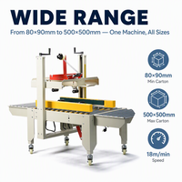 Machine à sceller les cartons FXC-5050X à entraînement latéral, scelleuse de boîtes à ruban adhésif pour cartons ondulés de 80 à 500 mm
