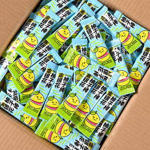 Vente en gros en vrac Chèvrefeuille Pamplemousse Bonbons durs Fruités Sucette Aigre Doux Collations Rafraîchissantes Enfants Sac 100g - Product Image 6