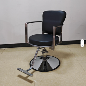 2026 New Professional <b>Black</b> and Gold Salon Barber <b>Chairs</b> Lady's Hairdressing Furniture Style <b>Chairs</b> With Hydraulic Pump - Product Image 5