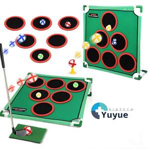 Ensemble de golf pour enfants avec velcro - Tapis de cible magique adhésif et jouet de golf pour les sports en plein air/intérieur et les jeux parent-enfant - Product Image 2