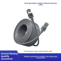 Câble Ethernet extérieur étanche Starlink Gen 3 OEM ODM 150FT en cuivre pur Cat5e FTP double blindage RJ45 pour satellite