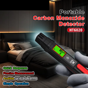 Détecteur <span class=keywords><strong>de</strong></span> <span class=keywords><strong>monoxyde</strong></span> <span class=keywords><strong>de</strong></span> <span class=keywords><strong>carbone</strong></span> <span class=keywords><strong>professionnel</strong></span> HT6020, compteur <span class=keywords><strong>de</strong></span> CO portable 0-1000PPM, réponse rapide, haute précision, sonore et visuel - Product Image 3