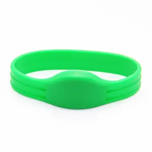 Parque acuático impermeable pulsera de silicona piscina seguimiento inteligente RFID pulsera MF S50 14443a 13,56 MHz clásico 1K