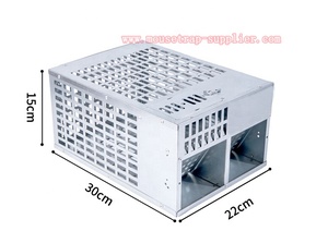 Lưới Kim Loại Nhân Đạo Bẫy Kiểm Soát Chuột Gặm Nhấm Bẫy Lồng Chuột - Product Image 3