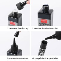Recharge d'encre pour stylo marqueur Guangna, capacité de 500 ml, encre noire, rouge, bleue, réutilisable, promotion