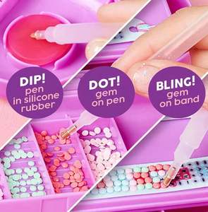 Kit di Braccialetti con Diamanti 5D, 6 Pezzi, Set Fai-da-Te per Creazione di Gioielli e Arte per Bambine - Product Image 6