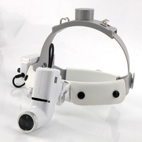 Medical Loupes 2.5X3.5x Magnifying Glass with LED Ultra-clear Spotlight for Dental and Micro Surgery