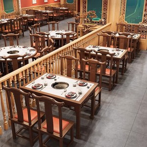 Nueva Restaurante de <span class=keywords><strong>Cocina</strong></span> Xiang de Estilo Chino, Fabricada en Guangdong, con Asientos en Cabina Junto a <span class=keywords><strong>la</strong></span> Pared, Comida Temática, Barbacoa y Hot-pot - Product Image 3