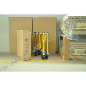 รถเข็นโลงศพอะลูมิเนียมปรับความสูงได้สำหรับงานศพ ยี่ห้อ ANA Factory - Product Image 6