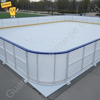 Dalles de patinoire synthétique auto-lubrifiantes, écologiques et durables, pour patinoires mobiles – Vente chaude
