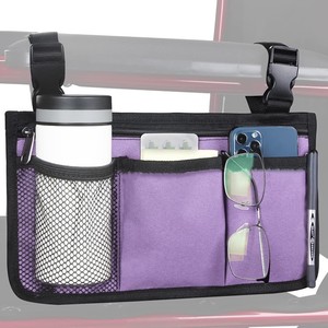 Scooters personnalisés de genou côté stockage organisateur Rollator sac marcheur fauteuil roulant sac de transport - Product Image 2