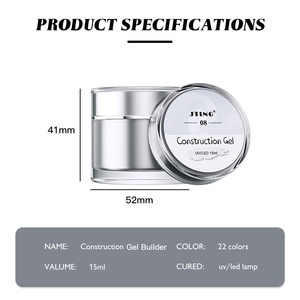 JTING Professional <b>Nail</b> Supplies Wholesale Self Leveling 22colors Construction Gel Builder <b>Nail</b> <b>Extension</b> Gel Polish Unique Jar - Product Image 2