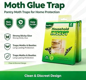 Eco-friendly <b>Moth</b> <b>Trap</b> Disposable Household <b>Moth</b> <b>Trap</b> Sticky Easy to Use Insect Control Pantry <b>Moth</b> <b>Traps</b> - Product Image 1