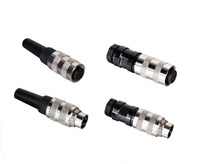 Square Flange AISG Metal Connector M16 Solder Type 8Pin Female Socket AISG Square Connector AISG Flange Socket