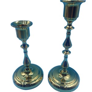 French Vintage Gold <b>Candlestick</b> Metal Candle Holder Durable Home Decoration Wedding Prop - Product Image 5