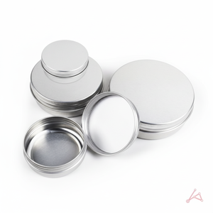 Astuccio per attrezzi in latta rotonda da 100g - Product Image 1