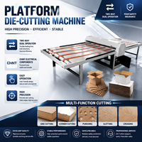 Machine de découpe et de rainurage semi-automatique à plateau plat pour carton ondulé et carton plat ZH MQJ OEM&ODM