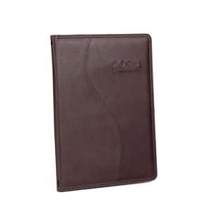 Menu de restaurant personnalisé en gros, couverture de menu rembourrée au toucher doux, 8,5 x 14, avec bande élastique - Product Image 5