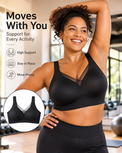 <span class=keywords><strong>Soutien</strong></span>-<span class=keywords><strong>gorge</strong></span> sans fil BH en maille transparente sans couture, anti-affaissement, grande taille, <span class=keywords><strong>pour</strong></span> poitrine généreuse, en stock - Product Image 2